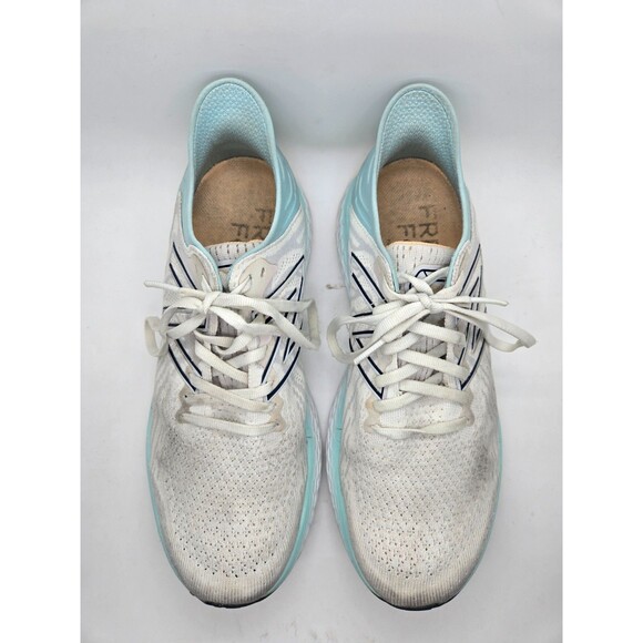 New Balance Fresh Foam X 1080v11 Shoes Women's 9.5 B White Blue Running Sneakers - Picture 3 of 8